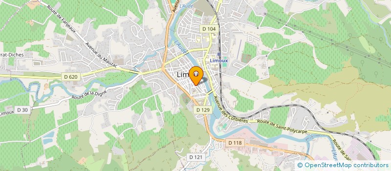 localisation de l'entreprise ASSOC LIMOUX MULTI SERVICES  LIMOUX