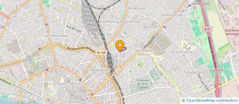 localisation de l'entreprise ASSOC LINGUISTIQUE INTERNATIONALE à TOULOUSE