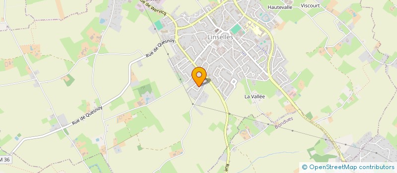 localisation de l'entreprise ASSOC LISELLOISE GYMNASTIQUE FEMININE à LINSELLES