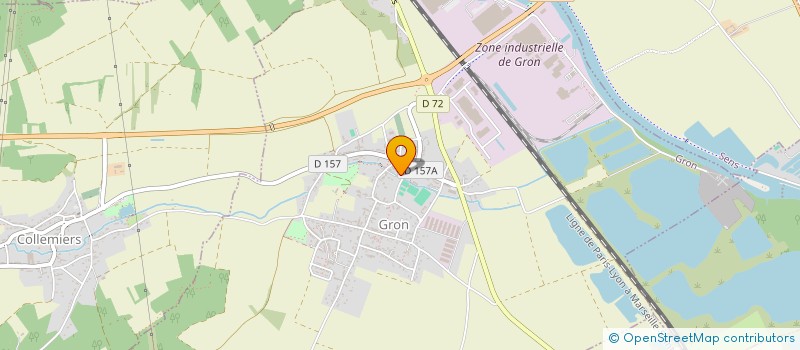 localisation de l'entreprise ASSOC LOCALE ADMR DE GRON ET ENVIRONS à GRON