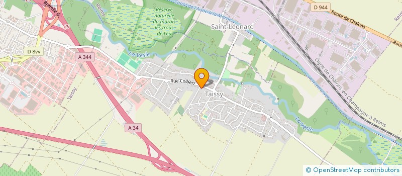 localisation de l'entreprise ASSOC LOCALE ADMR DE SOINS INFIRMIERS  TAISSY