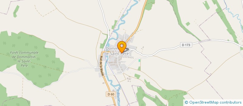 localisation de l'entreprise ASSOC LOCALE ADMR DES RIVES DE LA BLAISE à DOMMARTIN-LE-SAINT-PERE