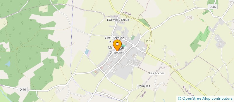 localisation de l'entreprise ASSOC LOCALE AIDE DOMICILE à MONTS-SUR-GUESNES