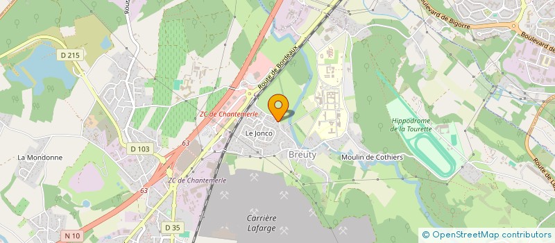 localisation de l'entreprise ASSOC LOCALE CULTE DES TEMOINS DE JEHOVAH ANGOULEME OUEST  LA COURONNE