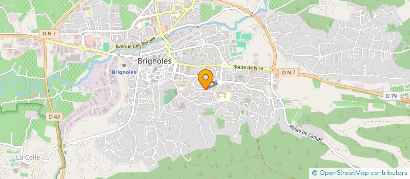 localisation de l'entreprise ASSOC LOCALE CULTE TEMOINS JEHOVAH  BRIGNOLES