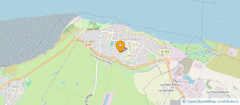 localisation de l'entreprise ASSOC LOCALE CULTE TEMOINS JEHOVAH ST BREVIN LES PINS  PAIMBUF