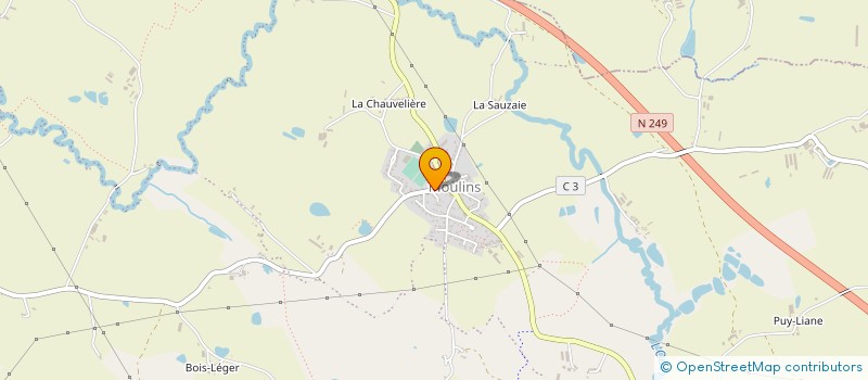 localisation de l'entreprise ASSOC LOCALE FAMILLES RURALES  MAULEON