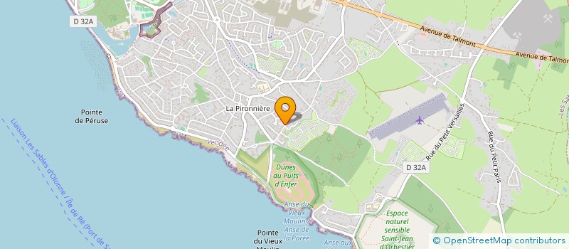 localisation de l'entreprise ASSOC LOCALE JMF DU PAYS DES OLONNES à LES SABLES D'OLONNE