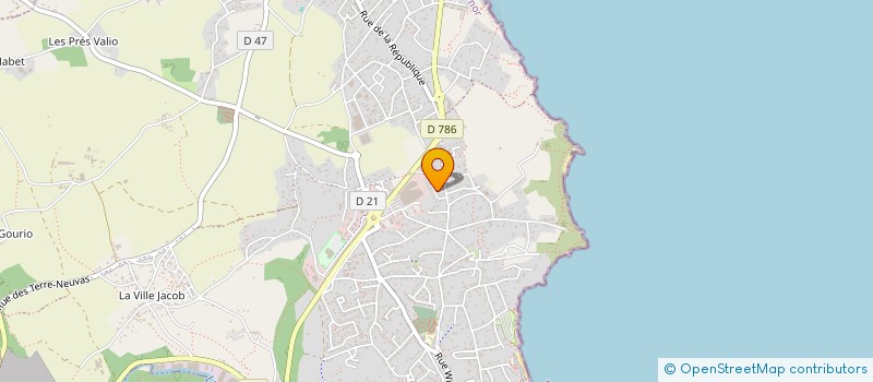 localisation de l'entreprise ASSOC LOCALE POUR LE CULTE DES TEMOINS DE JEHOVAH DE PLERIN  BINIC-ETABLES-SUR-MER