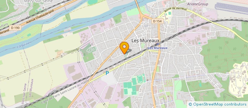 localisation de l'entreprise ASSOC LOCALE POUR LE CULTE DES TEMOINS DE JEHOVAH DES MUREAUX à LES MUREAUX