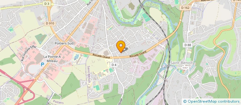 localisation de l'entreprise ASSOC LOCALE TEMOINS DE JEHOVAH POITIERS à SAINT-BENOIT
