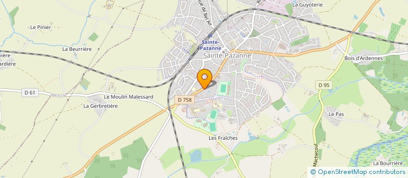 localisation de l'entreprise ASSOC LOCALE TRAVAILLEURS SANS EMPLOI à SAINTE-PAZANNE