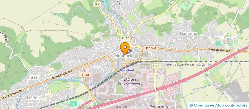 localisation de l'entreprise ASSOC LOCATAIRES DE LA CITE DES ARBRES à MONTLUEL