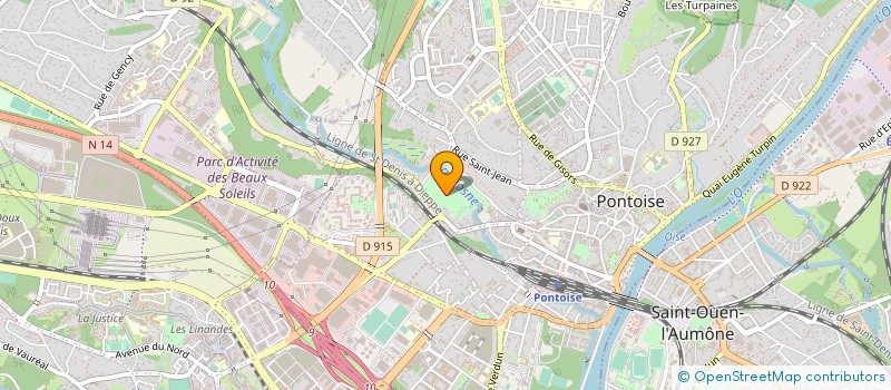 localisation de l'entreprise ASSOC LOI 1901  SOPHIE LEGRIS à PONTOISE