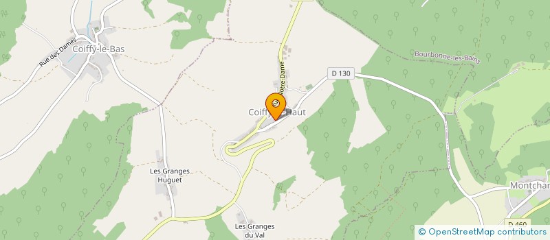 localisation de l'entreprise ASSOC LOISIRS DECOUVERTE EDUCATION à COIFFY-LE-HAUT