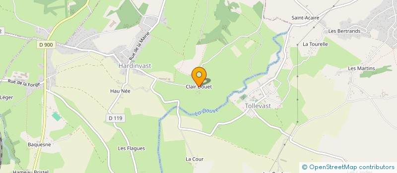 localisation de l'entreprise ASSOC LOISIRS ET JEUNESSE EN FAMILLE  HARDINVAST