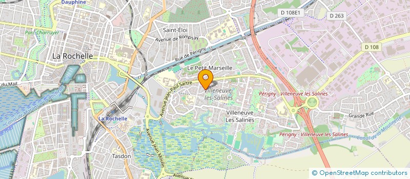 localisation de l'entreprise ASSOC LOISIRS FORMATION AUTONOMIE ADOLES  LA ROCHELLE