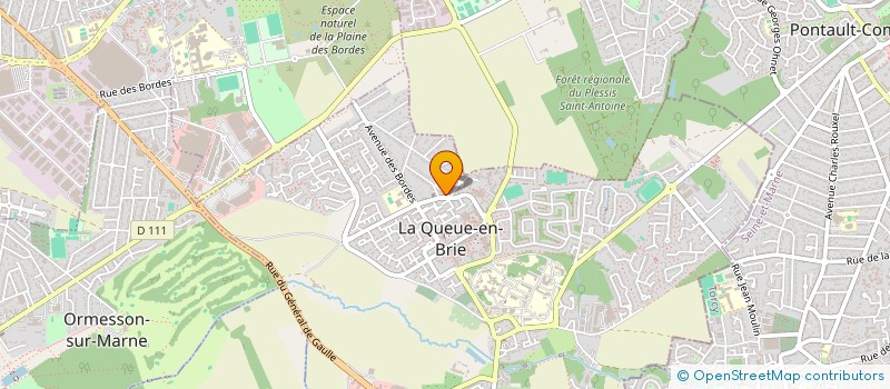 localisation de l'entreprise ASSOC LOUIS ARTICREATIONS à LA QUEUE-EN-BRIE