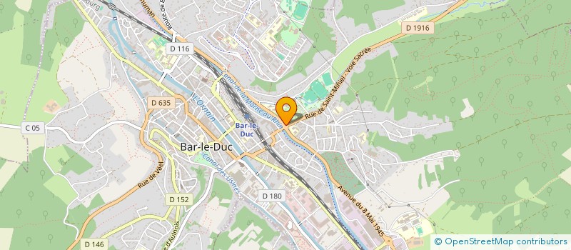 localisation de l'entreprise ASSOC LUDOTHEQUE LA BOITE A JOUER à BAR-LE-DUC