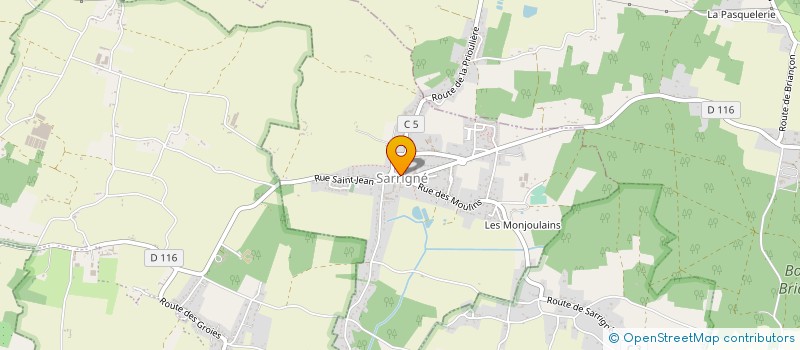 localisation de l'entreprise ASSOC LUMIERE MOUVEMENT SUR FILMS  SARRIGNE