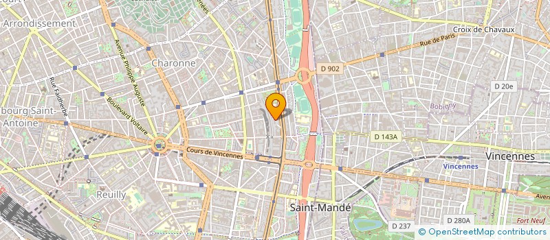 localisation de l'entreprise ASSOC LUTETIA MUSICA  PARIS