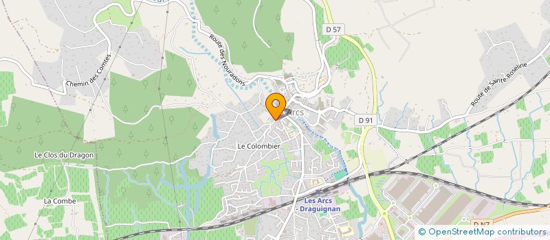 localisation de l'entreprise ASSOC LYCEE PROFES AGRICOLE DES ARCS à LES ARCS