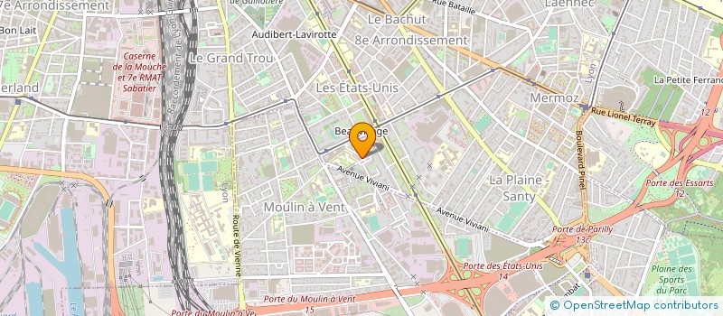 localisation de l'entreprise ASSOC LYONNAISE ECONOMIE MEDIC  LYON