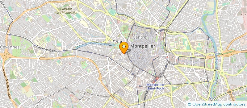 localisation de l'entreprise ASSOC MAGISTR EXERC TRIBUN COMME MONTPEL à MONTPELLIER
