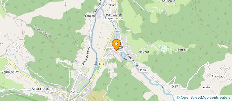 localisation de l'entreprise ASSOC MAISON DE RETRAITE SAINT-JOSEPH à OUST