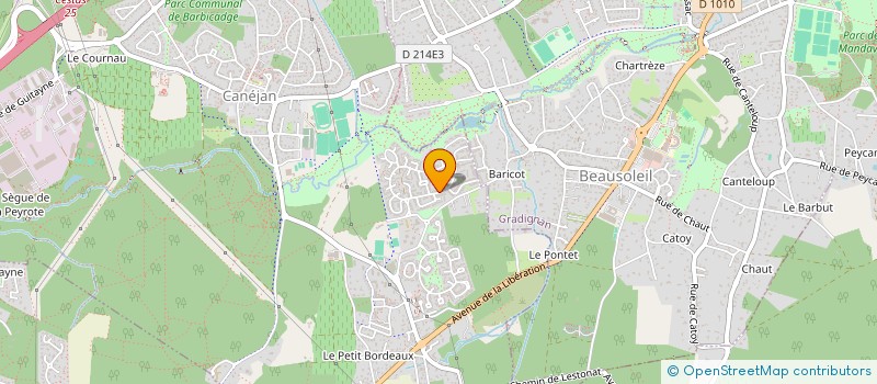 localisation de l'entreprise ASSOC MAISON DES COMPETENCES D'AQUITAINE  CANEJAN