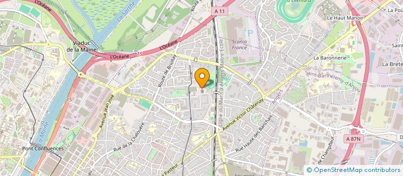 localisation de l'entreprise ASSOC MAISON POUR TOUS à ANGERS