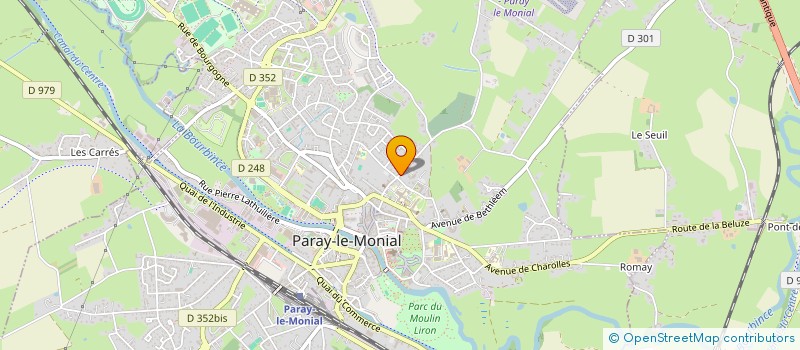 localisation de l'entreprise ASSOC MAISON SAINT VINCENT DE PAUL à PARAY-LE-MONIAL