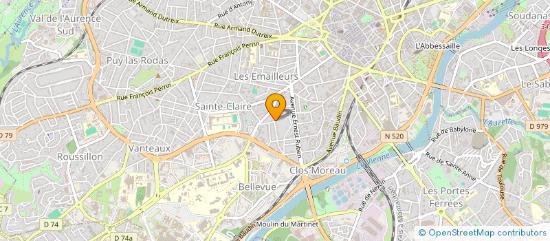 localisation de l'entreprise ASSOC MALADIE CHRONIQUE ENFANT à LIMOGES