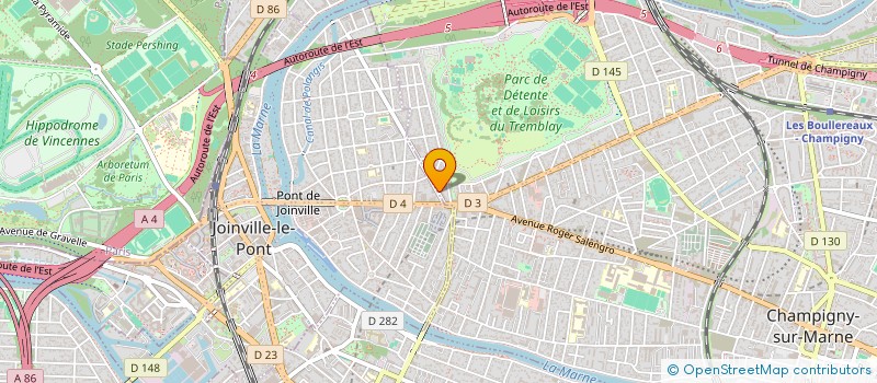 localisation de l'entreprise ASSOC MAMY SITTING SERVICES à CHAMPIGNY-SUR-MARNE