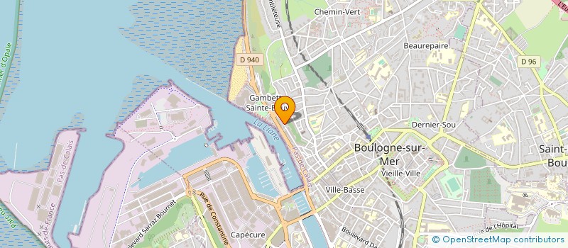 localisation de l'entreprise ASSOC MANDAT GARDE A DOMICILE LITTORAL à BOULOGNE-SUR-MER
