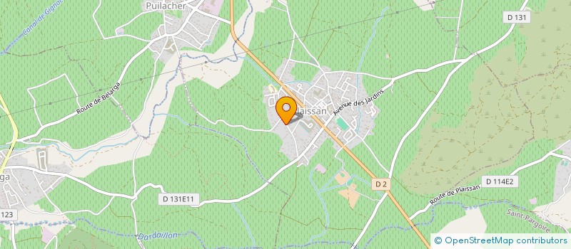 localisation de l'entreprise ASSOC MARMOTS - SELF à PLAISSAN