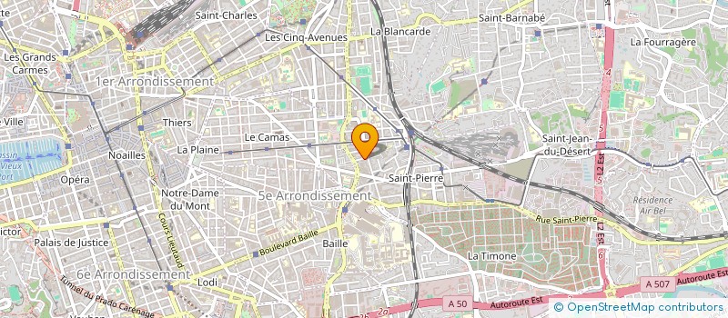 localisation de l'entreprise ASSOC MARSEILLAISE PROMOTION DES DJOBOUTIENS à MARSEILLE