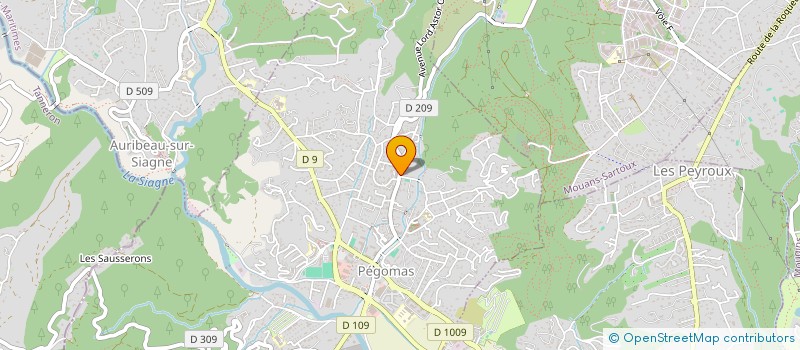 localisation de l'entreprise ASSOC MATSYA LOI 1901  PEGOMAS