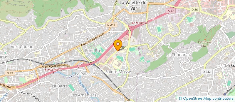 localisation de l'entreprise ASSOC MATTHANIA à TOULON
