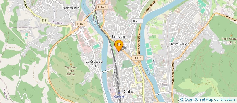 localisation de l'entreprise ASSOC MAXIMOMES HALTE GARDERIE PARENTALE à CAHORS