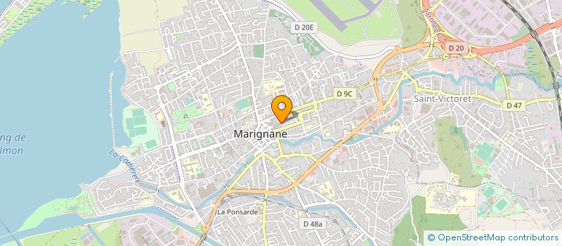 localisation de l'entreprise ASSOC MEDIATIQUE DE L ETANG DE BERRE à MARIGNANE
