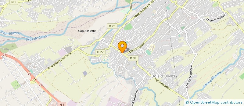 localisation de l'entreprise ASSOC MERCURE CONTACT  SAINT-PIERRE