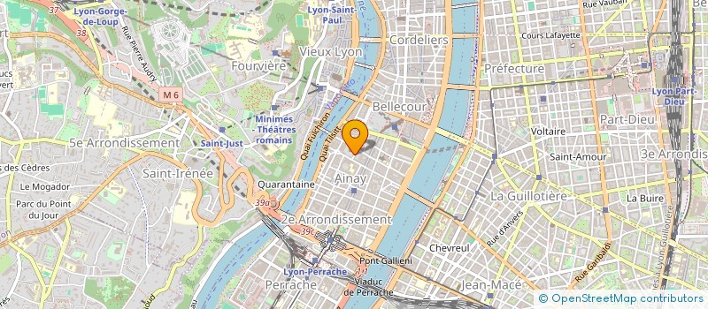 localisation de l'entreprise ASSOC MISSIONNAIRE D ENTRAIDE  LYON