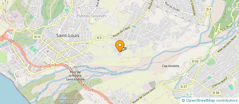 localisation de l'entreprise ASSOC MOULIN MAIS  SAINT-LOUIS