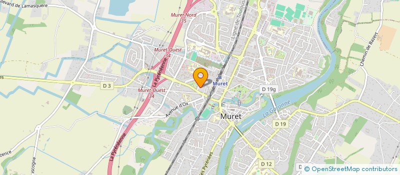 localisation de l'entreprise ASSOC MURETAINE INSERTION PAR L'EMPLOI à MURET