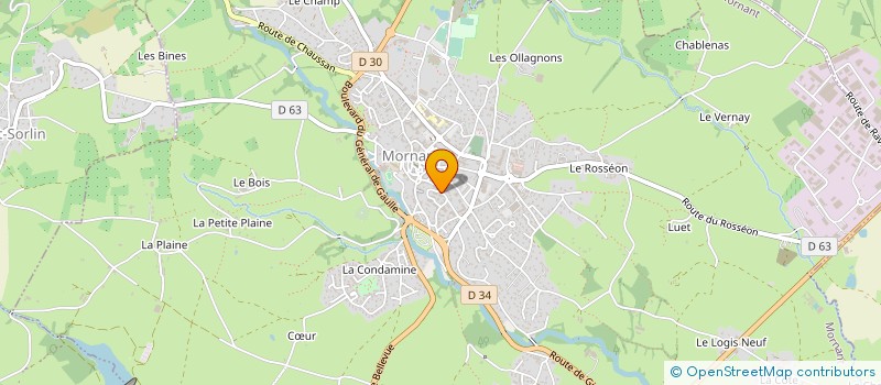 localisation de l'entreprise ASSOC MUSICALE DE MORNANT à MORNANT