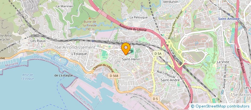 localisation de l'entreprise ASSOC MUSICALE STE CECILE  MARSEILLE