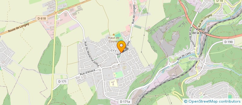 localisation de l'entreprise ASSOC MUSIQUE NOUVELLE  LEXY