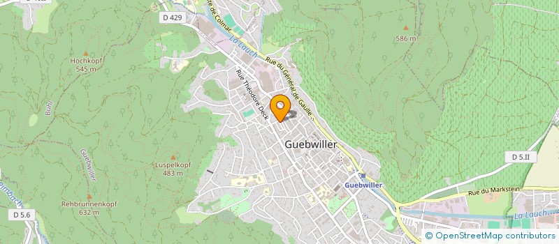 localisation de l'entreprise ASSOC MUSULMANS GUEBWILLER ET ENVIRONS à GUEBWILLER