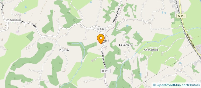 localisation de l'entreprise ASSOC NAMKA  PERPEZAC-LE-BLANC